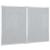 Tablă magnetică pliabilă, alb, 120x100x1,7 cm, aluminiu GartenMobel Dekor