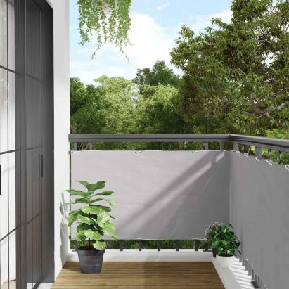 Paravan de balcon, gri, 1000x90 cm, PVC GartenMobel Dekor