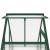 Sere cu cadru de bază, verde, 169x58x195 cm, aluminiu GartenMobel Dekor