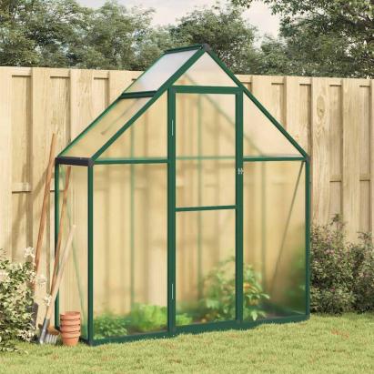 Sere cu cadru de bază, verde, 169x58x195 cm, aluminiu GartenMobel Dekor