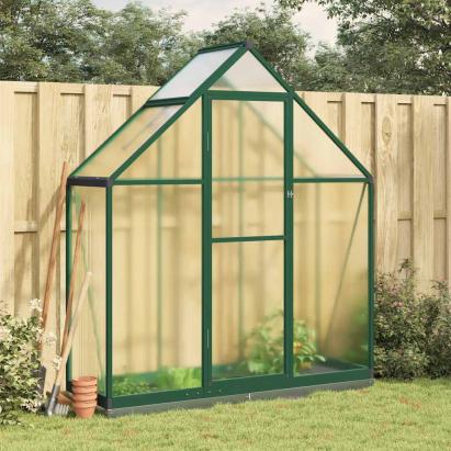 Sere cu cadru de bază, verde, 169x58x202 cm, aluminiu GartenMobel Dekor