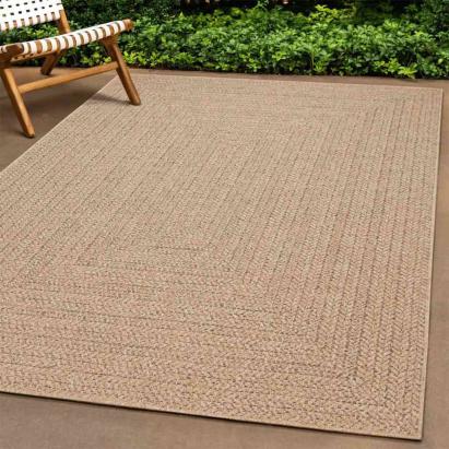 Covor ZIZUR aspect iută 200x290 cm pentru interior și exterior GartenMobel Dekor
