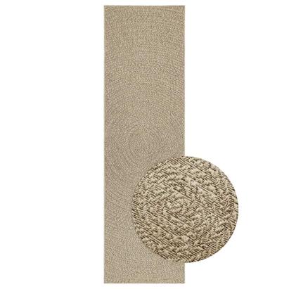 Covor ZIZUR aspect iută, 80x250 cm, pentru interior și exterior GartenMobel Dekor