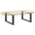 Picioare pentru măsuță de cafea în formă de U, 2 buc., antracit, 70x(30-31) cm, oțel GartenMobel Dekor