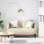 Canapea loveseat, crem, 111 cm, textil GartenMobel Dekor