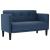 Canapea loveseat, albastru, 111 cm, textil GartenMobel Dekor