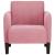 Canapea Scaun cu Cotiere Roz 54 cm Catifea GartenMobel Dekor