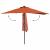 Parasol de Grădină Terracota 294 x 150 x 224 cm țesătură GartenMobel Dekor