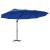 Parasol cu braț cantilever pentru grădină albastru azur GartenMobel Dekor