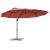 Parasol cu braț cantilever pentru grădină Terracota mare GartenMobel Dekor