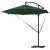 Parasol banana cu brațe cu blocare Verde 294 x 294 x 248 cm GartenMobel Dekor