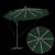 Parasol banana cu brațe cu blocare Verde 294 x 294 x 248 cm GartenMobel Dekor
