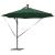 Parasol banana cu brațe cu blocare Verde 294 x 294 x 248 cm GartenMobel Dekor