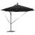 Parasol banana cu brațe cu blocare Negru 294 x 294 x 248 cm GartenMobel Dekor