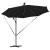 Parasol banana cu brațe cu blocare Negru 294 x 294 x 248 cm GartenMobel Dekor