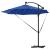 Parasol banana cu brațe albastru azur 294 x 294 x 248 cm GartenMobel Dekor