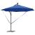 Parasol banana cu brațe albastru azur 294 x 294 x 248 cm GartenMobel Dekor