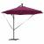 Parasol banana cu brațe Roșu bordo 294 x 294 x 248 cm GartenMobel Dekor