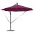Parasol banana cu brațe Roșu bordo 294 x 294 x 248 cm GartenMobel Dekor