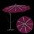 Parasol banana cu brațe Roșu bordo 294 x 294 x 248 cm GartenMobel Dekor