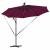 Parasol banana cu brațe Roșu bordo 294 x 294 x 248 cm GartenMobel Dekor