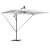 Parasol banana cu brațe cu blocare Nisipiu 294 x 200 x 254 cm GartenMobel Dekor