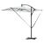 Parasol banana cu brațe cu blocare Nisipiu 294 x 200 x 254 cm GartenMobel Dekor