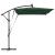 Parasol banana cu brațe cu blocare Verde 294 x 200 x 254 cm GartenMobel Dekor