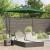 Parasol banana cu brațe cu blocare Verde 294 x 200 x 254 cm GartenMobel Dekor