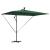 Parasol banana cu brațe cu blocare Verde 294 x 200 x 254 cm GartenMobel Dekor