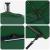 Parasol banana cu brațe cu blocare Verde 294 x 200 x 254 cm GartenMobel Dekor