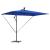 Parasol banana cu brațe cu blocare albastru 294 x 200 x 254 cm GartenMobel Dekor