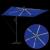 Parasol banana cu brațe cu blocare albastru 294 x 200 x 254 cm GartenMobel Dekor