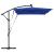 Parasol banana cu brațe cu blocare albastru 294 x 200 x 254 cm GartenMobel Dekor