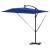 Parasol banana cu brațe cu blocare albastru 294 x 200 x 254 cm GartenMobel Dekor