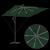 Parasol banana cu brațe cu blocare Verde 249 x 249 x 250 cm GartenMobel Dekor