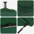 Parasol banana cu brațe cu blocare Verde 249 x 249 x 250 cm GartenMobel Dekor