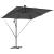 Parasol banana cu brațe cu blocare Antracit 249 x 249 x 250 cm GartenMobel Dekor