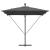 Parasol banana cu brațe cu blocare Antracit 249 x 249 x 250 cm GartenMobel Dekor