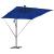 Parasol banana cu brațe cu blocare albastru 249 x 249 x 250 cm GartenMobel Dekor