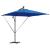 Parasol banana cu brațe cu blocare albastru 249 x 249 x 250 cm GartenMobel Dekor
