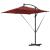 Parasol banana cu brațe cu blocare Terracota 249 x 249 x 250 cm GartenMobel Dekor