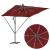 Parasol banana cu brațe cu blocare Terracota 249 x 249 x 250 cm GartenMobel Dekor