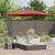 Parasol banana cu brațe cu blocare Terracota 249 x 249 x 250 cm GartenMobel Dekor