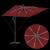 Parasol banana cu brațe cu blocare Terracota 249 x 249 x 250 cm GartenMobel Dekor