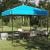 Cort cu Copertină albastru 250 x 250 x 227 / 236 / 245 cm GartenMobel Dekor