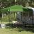 Cort cu Copertină Verde 250 x 250 x 227 / 236 / 245 cm GartenMobel Dekor