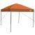 Cort cu Copertină Portocaliu 250 x 250 x 227 / 236 / 245 cm GartenMobel Dekor