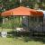 Cort cu Copertină Portocaliu 250 x 250 x 227 / 236 / 245 cm GartenMobel Dekor
