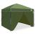 Cort cu Copertină Verde 250 x 250 x 227 / 236 / 245 cm GartenMobel Dekor